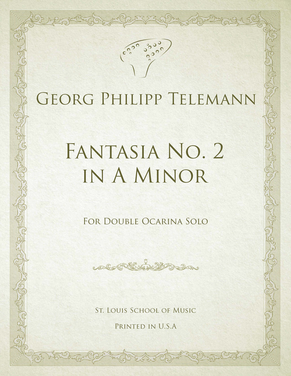 Georg Philipp Telemann: Fantasy No.2 in A Minor [Ocarina Solo] – STL Ocarina