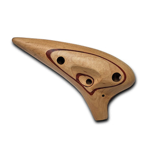 STL Ocarina Alto Wooden Ocarina in F Back