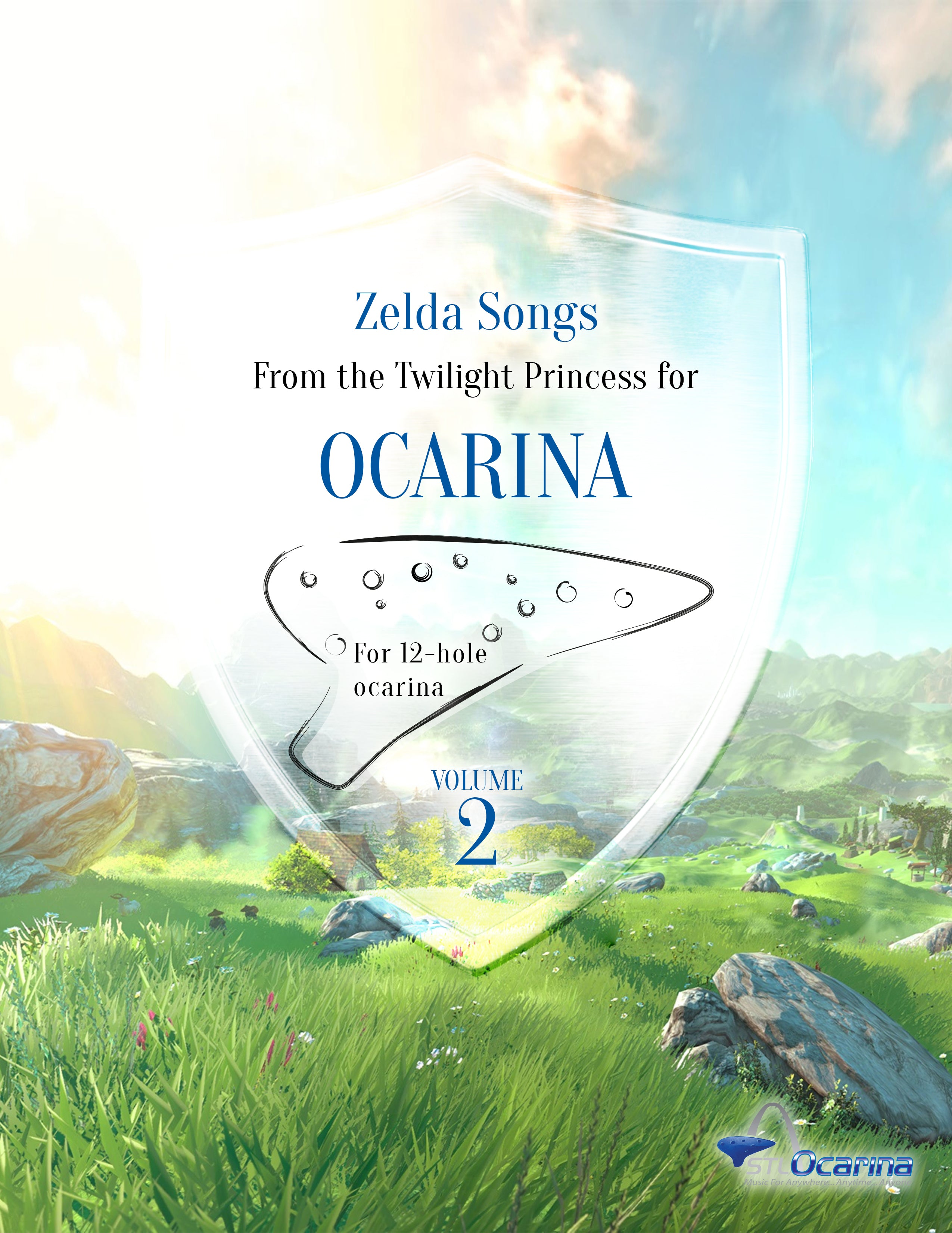 Legend of Zelda Inspired Beginner's 12 Hole Ocarina Multiple