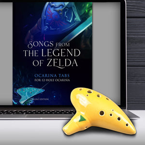 12 Hole Tenor Ocarina with Zelda Songbook – STL Ocarina