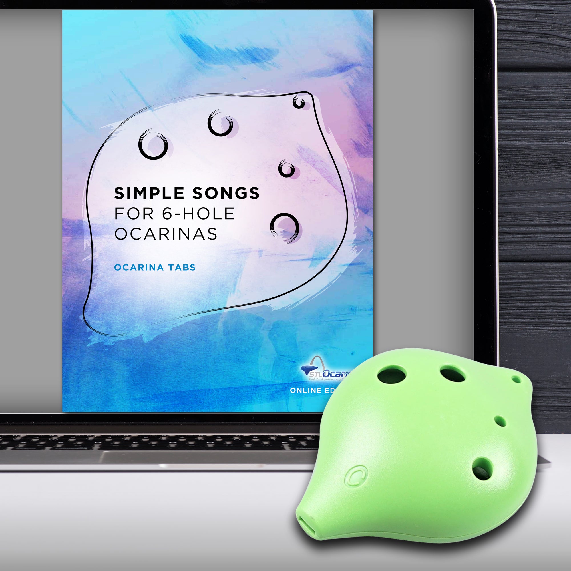 Chaoshihui Creative Plastic 6-hole Alto Ocarina Portable Small Wind  Instrument for Beginner